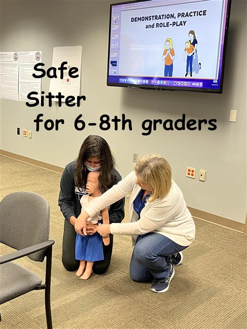 Safe Sitter Choking Child Instruction